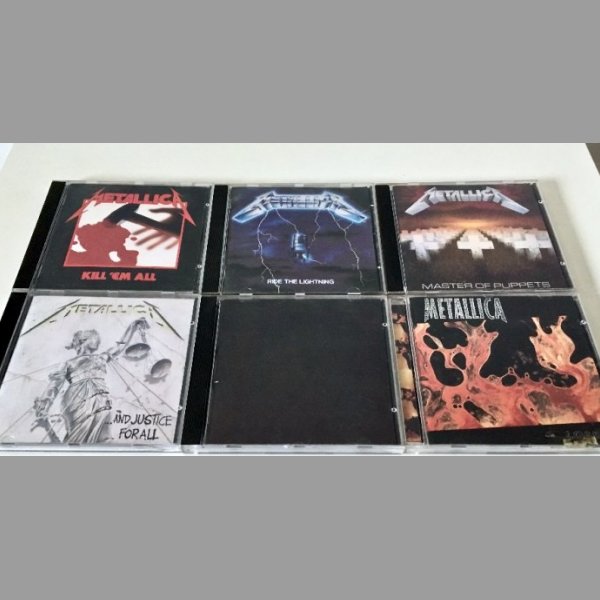 Metallica - sbírka CD z let 1983-1996