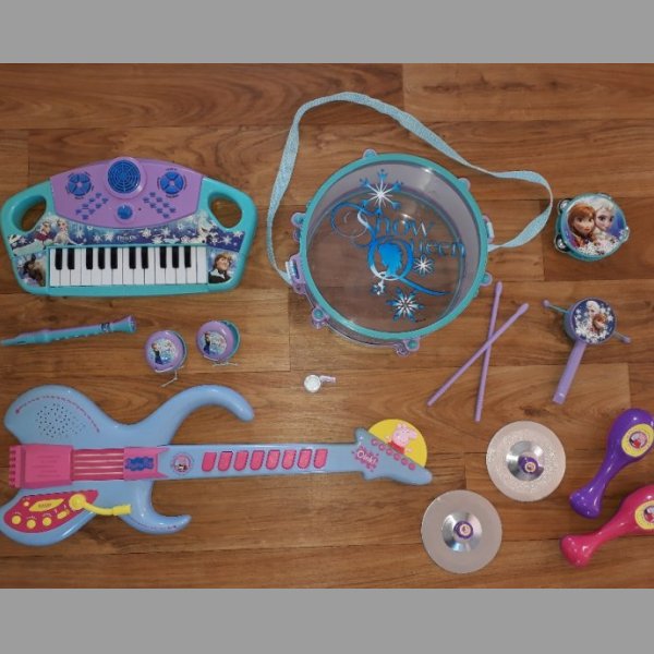 Hudební nástroje pro nejmenší Elsa a Pepina PeppaPig