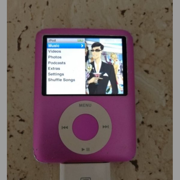 iPod Nano 3. generace, ružový, 8GB PRAHA