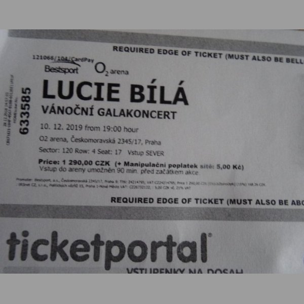 Koncert Lucie Liberec 2 lístky