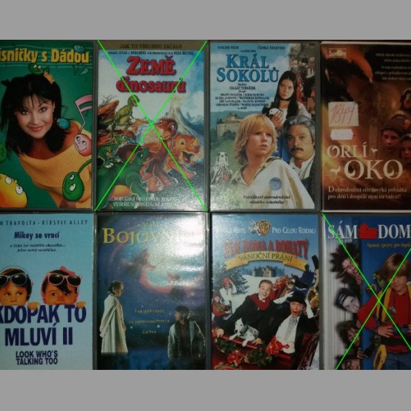 VHS kazety - originální (různé)