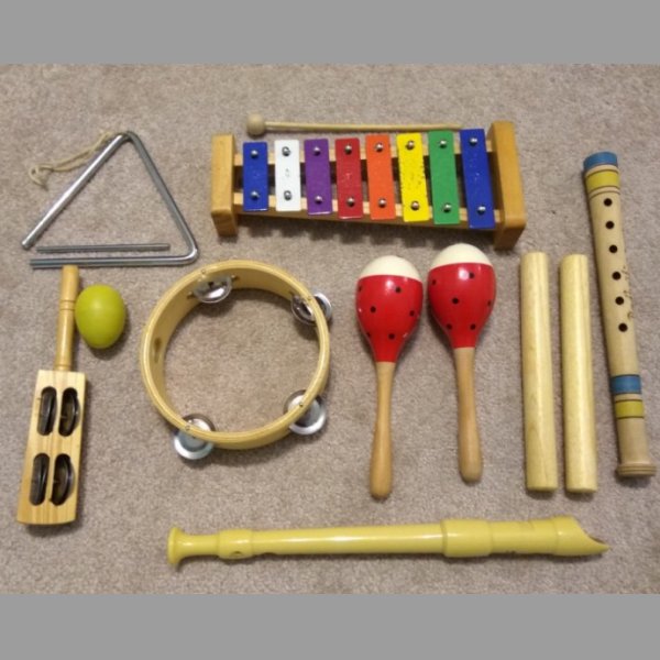 9 dílná sada - Hudební nástroje nejen pro děti