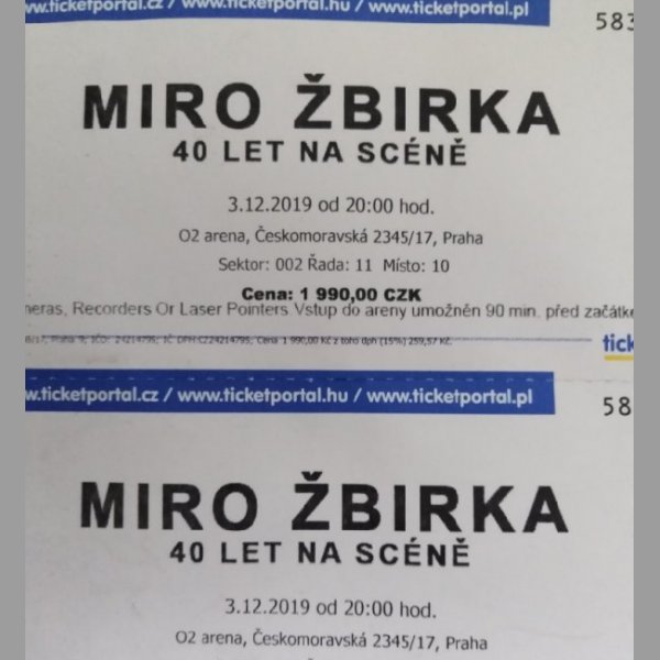 MIRO Žbirka 40 let - O2 Aréna Praha