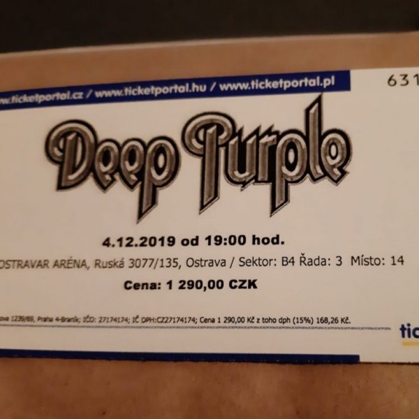 Deep Purple - Ostrava 4.12.2019