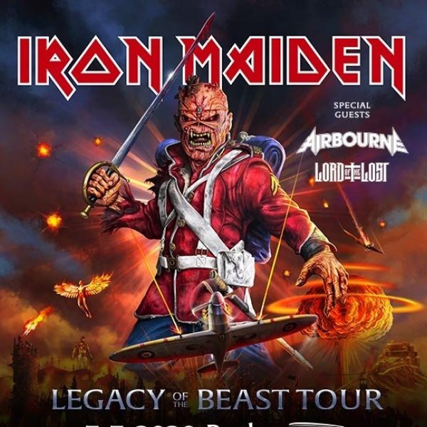 Iron Maiden - 7.7.2020 Praha - 1.řada - VYPRODANO