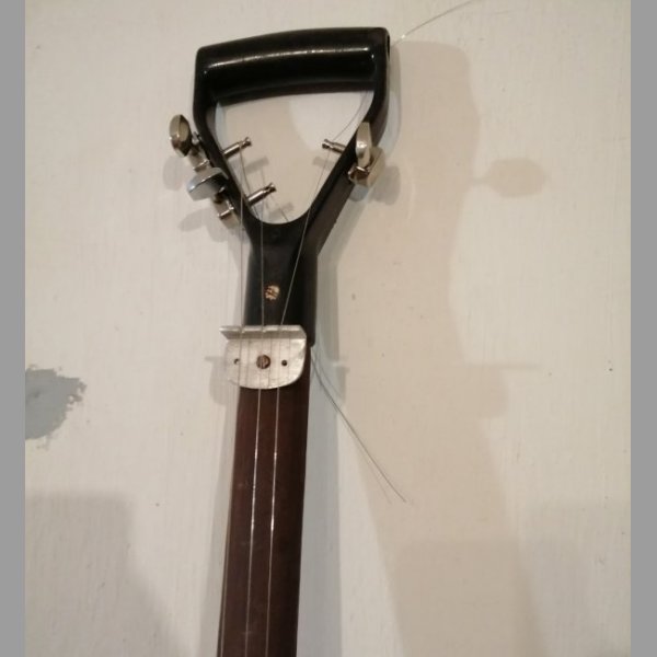 Tří strunná kytara z rýče