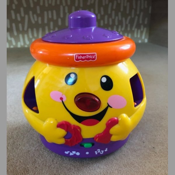 Mluvící hrnec Fisher Price - čísla, tvary, písničky